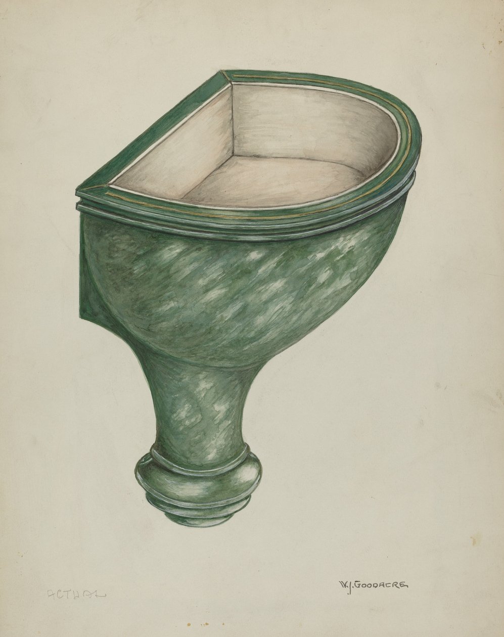 Bénitier, Santa Barbara - W.J. Goodacre