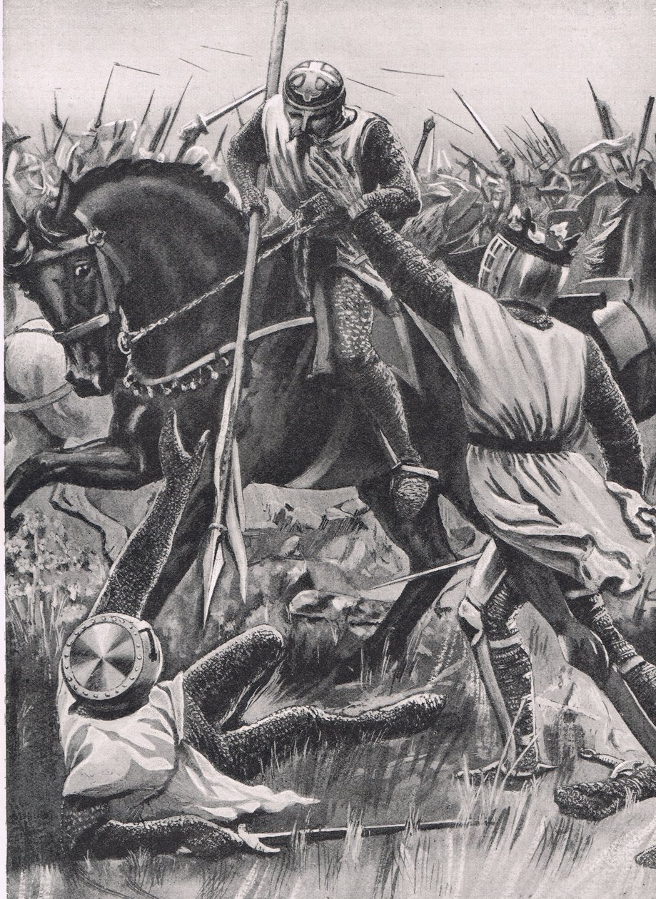 "Tenez Compagnon, je suis Henri de Winchester votre Roi", illustration de 