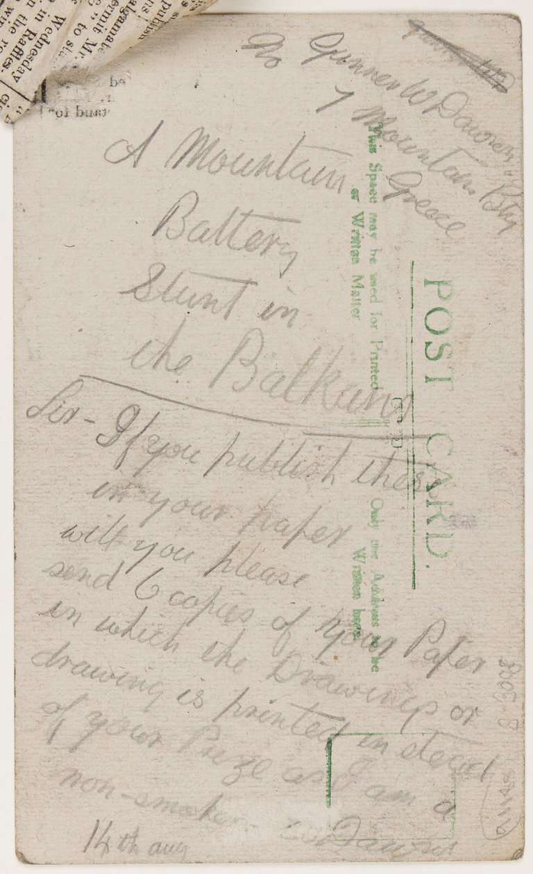 Carte postale à l
