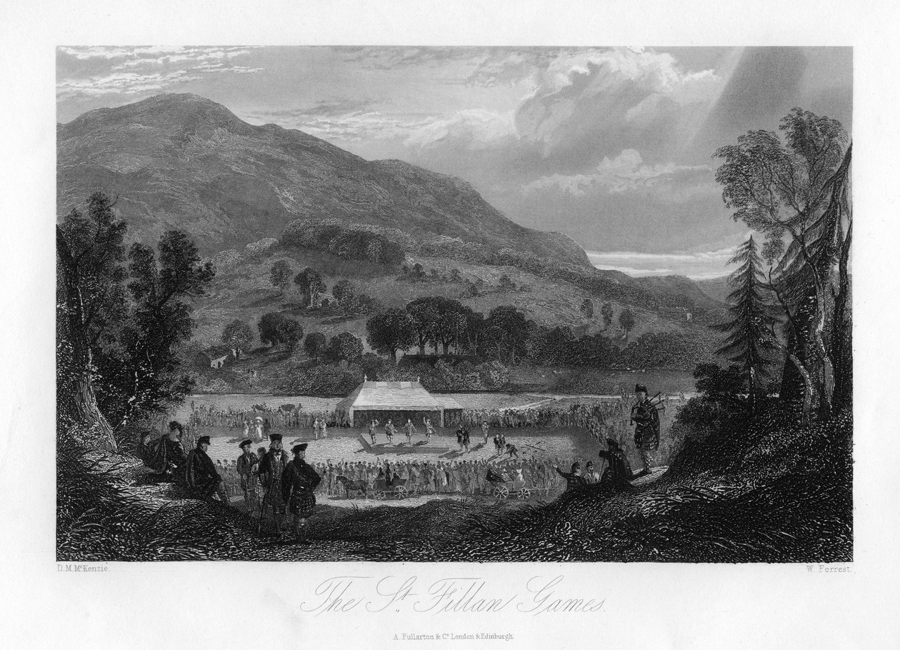 Les Jeux de St Fillan, Écosse - W. Forrest