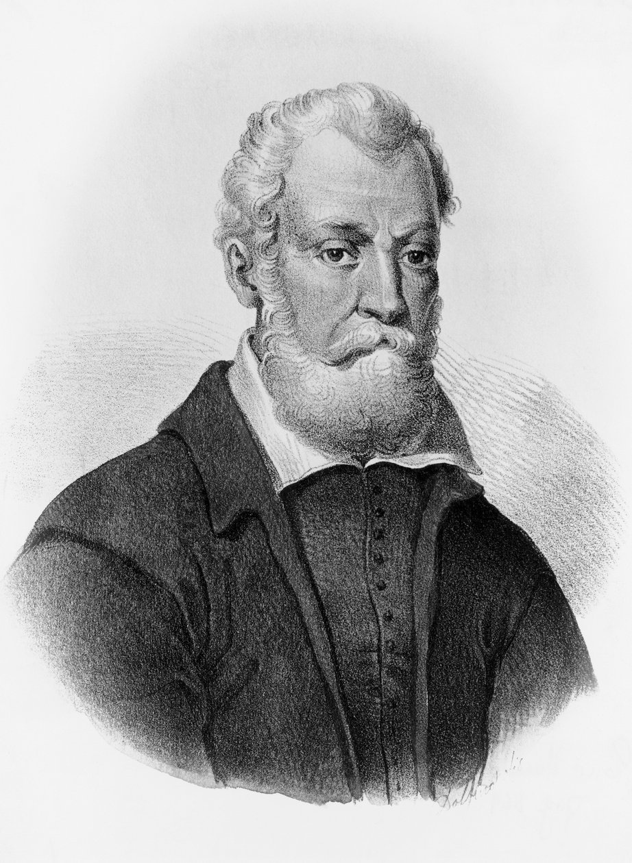 Portrait de Luigi Pulci (1432-1484), poète italien - John Ward Dunsmore
