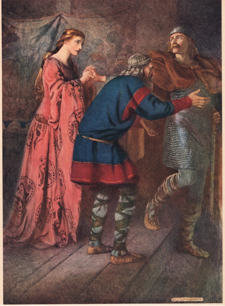 Laërte fait ses adieux à sa sœur Ophélie, de 