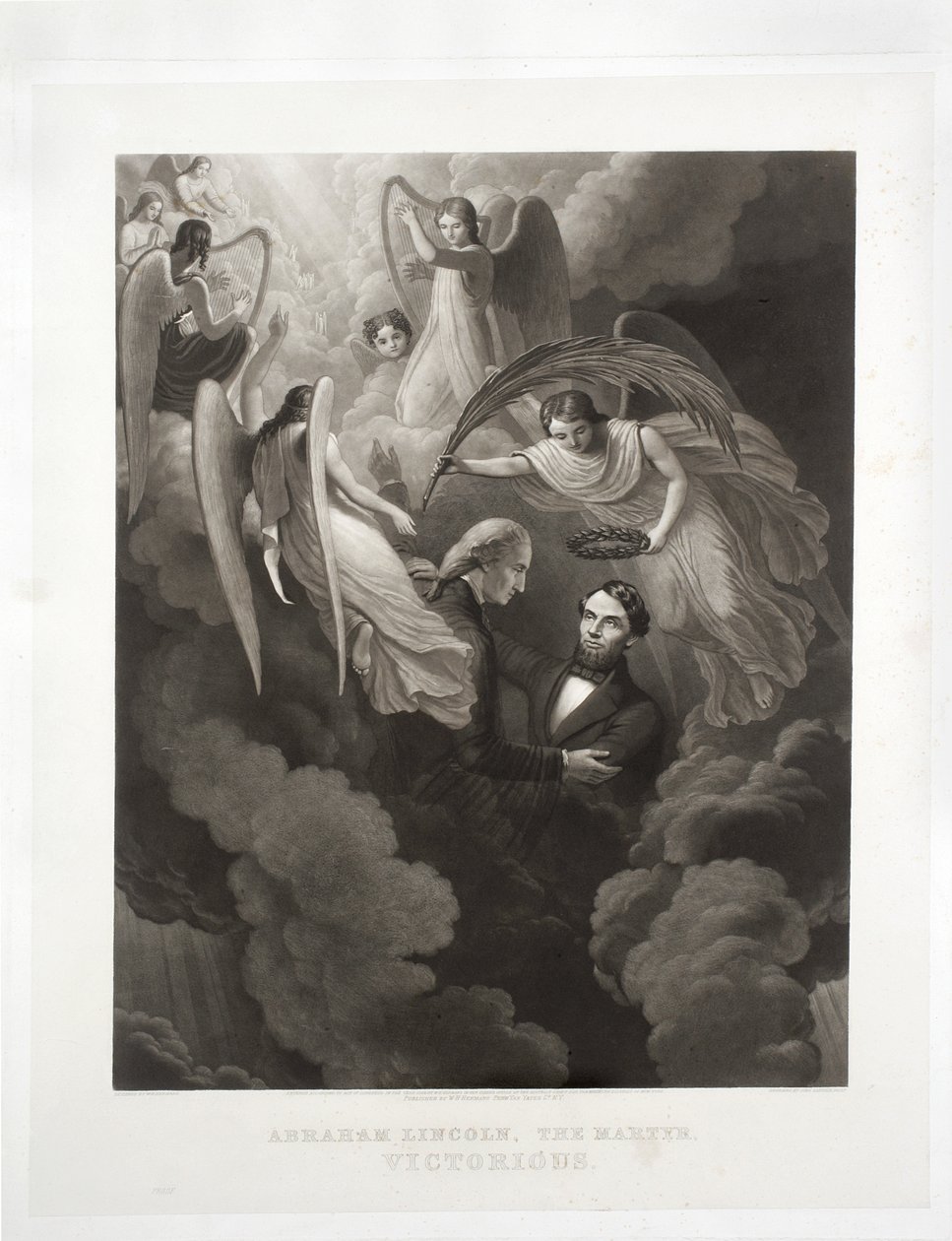 Abraham Lincoln, Le Martyr, Victorieux, gravé par John Sartain (1808-97), c.1866 - W. H. Hermans