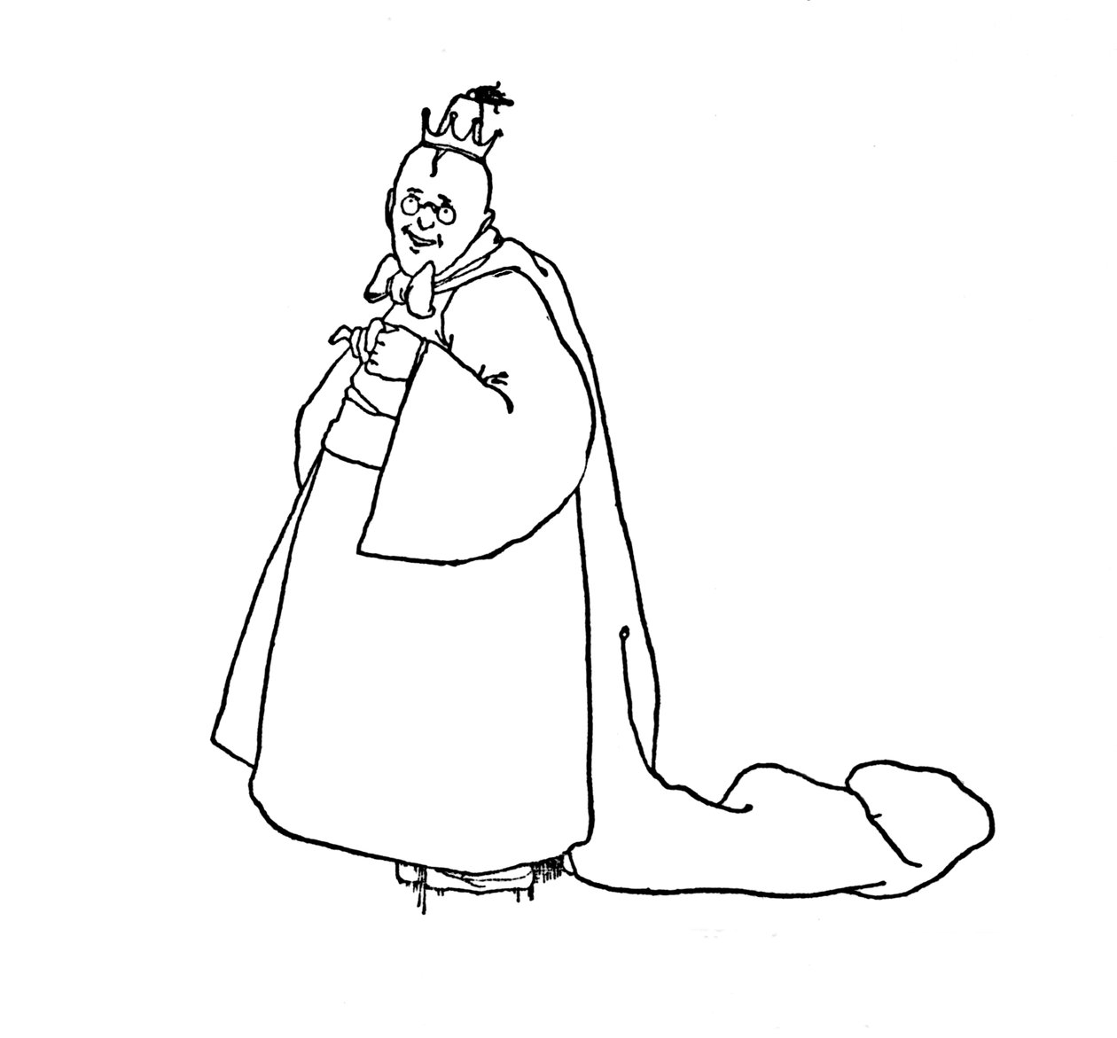 Mais que cela nous fasse rire, dit le roi, vers 1930 - William Heath Robinson