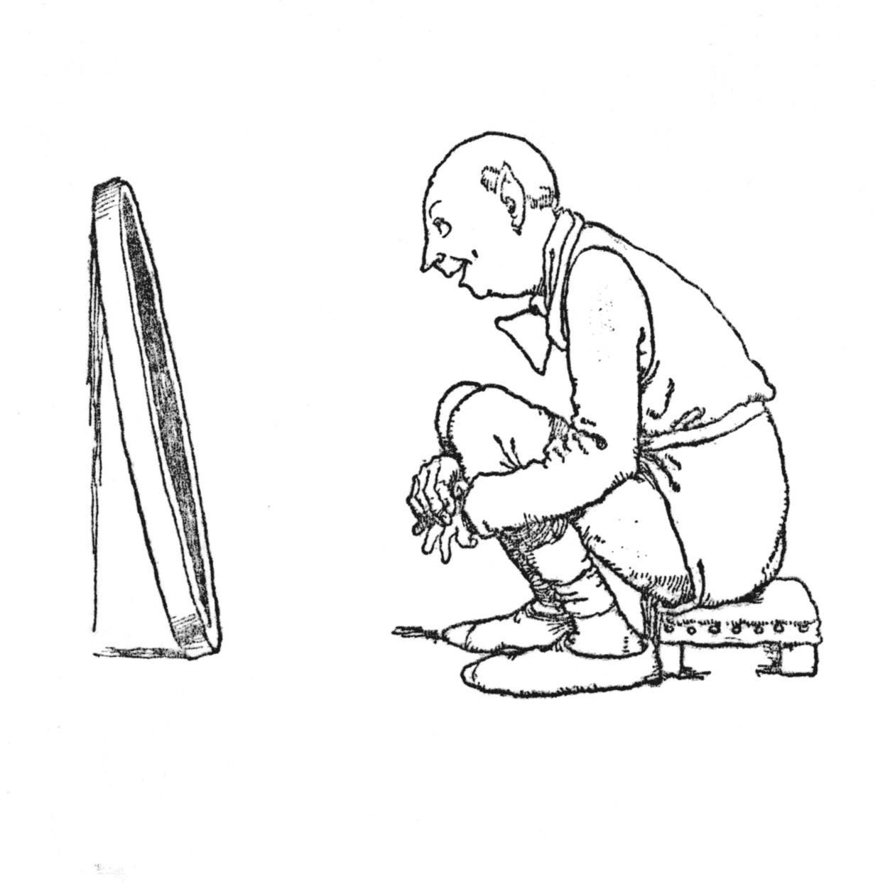 Il riait de plaisir, vers 1930 - William Heath Robinson