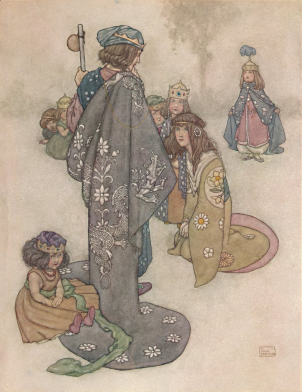Des princesses, il en trouva en abondance, mais étaient-elles de vraies princesses, il était impossible pour lui de le dire - William Heath Robinson
