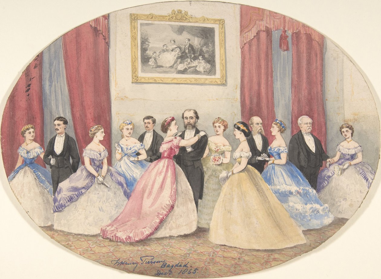 Réception britannique à Bagdad, 1865 - W Henry Pierson