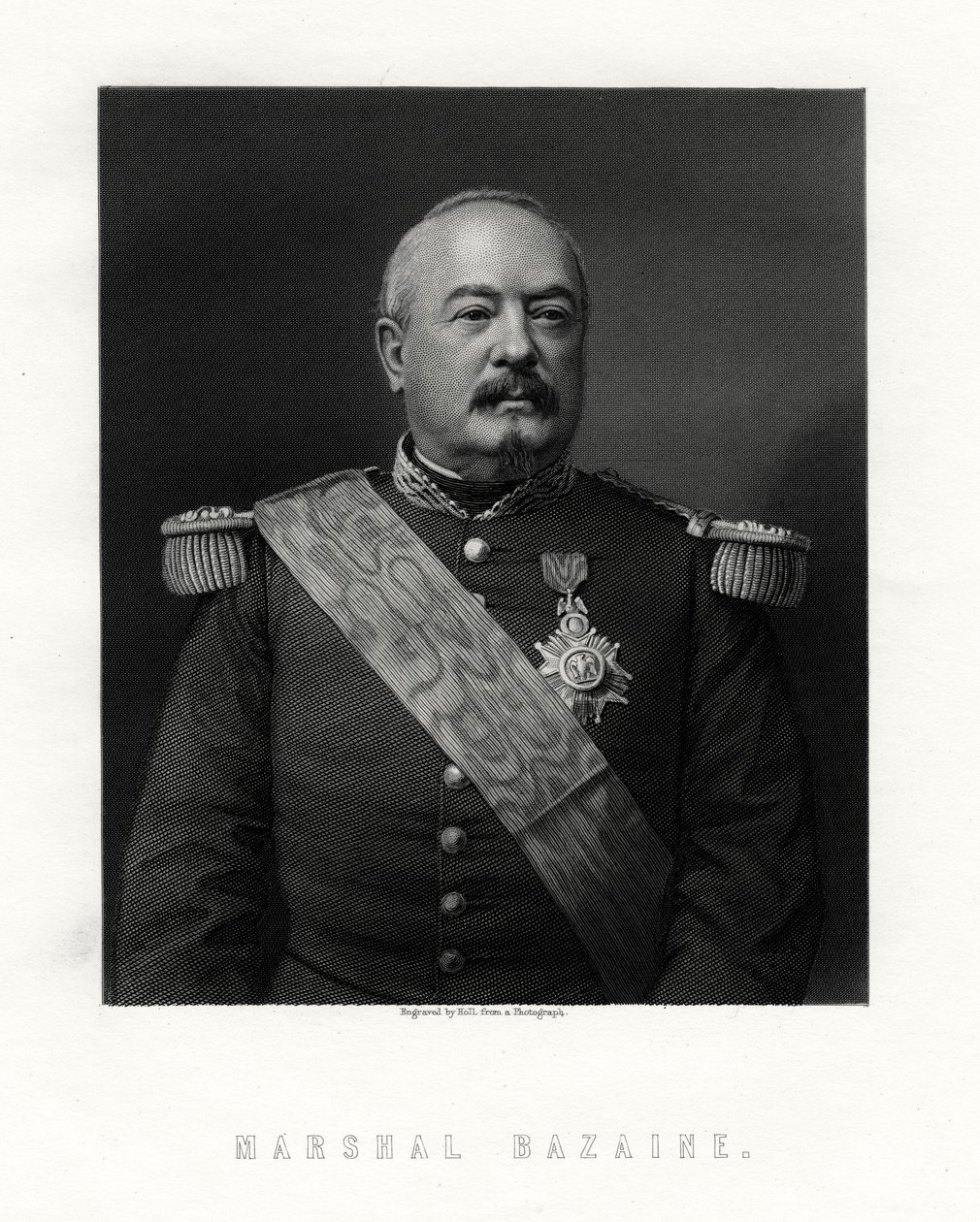 Achille François Bazaine, maréchal de France, 19ème siècle - W. Holl