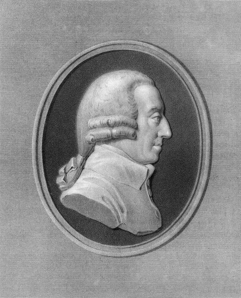 Adam Smith, philosophe et économiste écossais du 18e siècle, 1836 - W. Holl