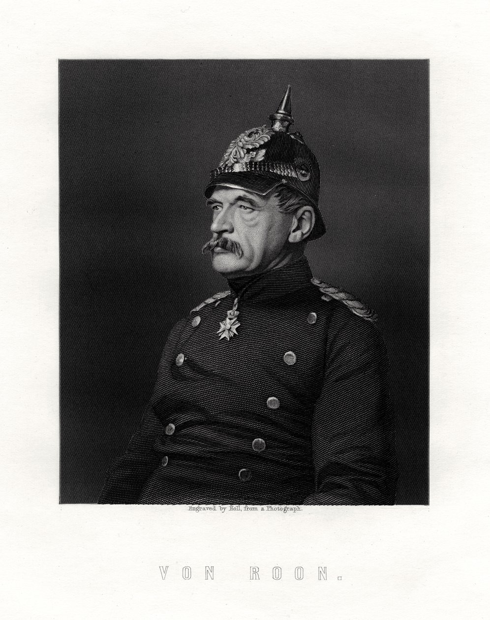 Albrecht Theodor Graf Emil von Roon, soldat et politicien prussien, 19ème siècle - W. Holl