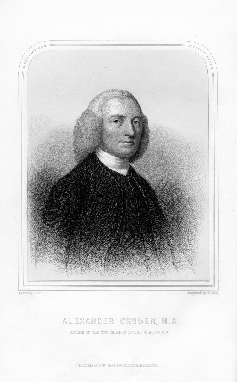 Alexander Cruden, auteur d