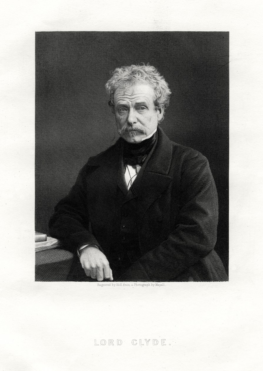 Colin Campbell, 1er baron Clyde, soldat écossais, 19e siècle - W. Holl