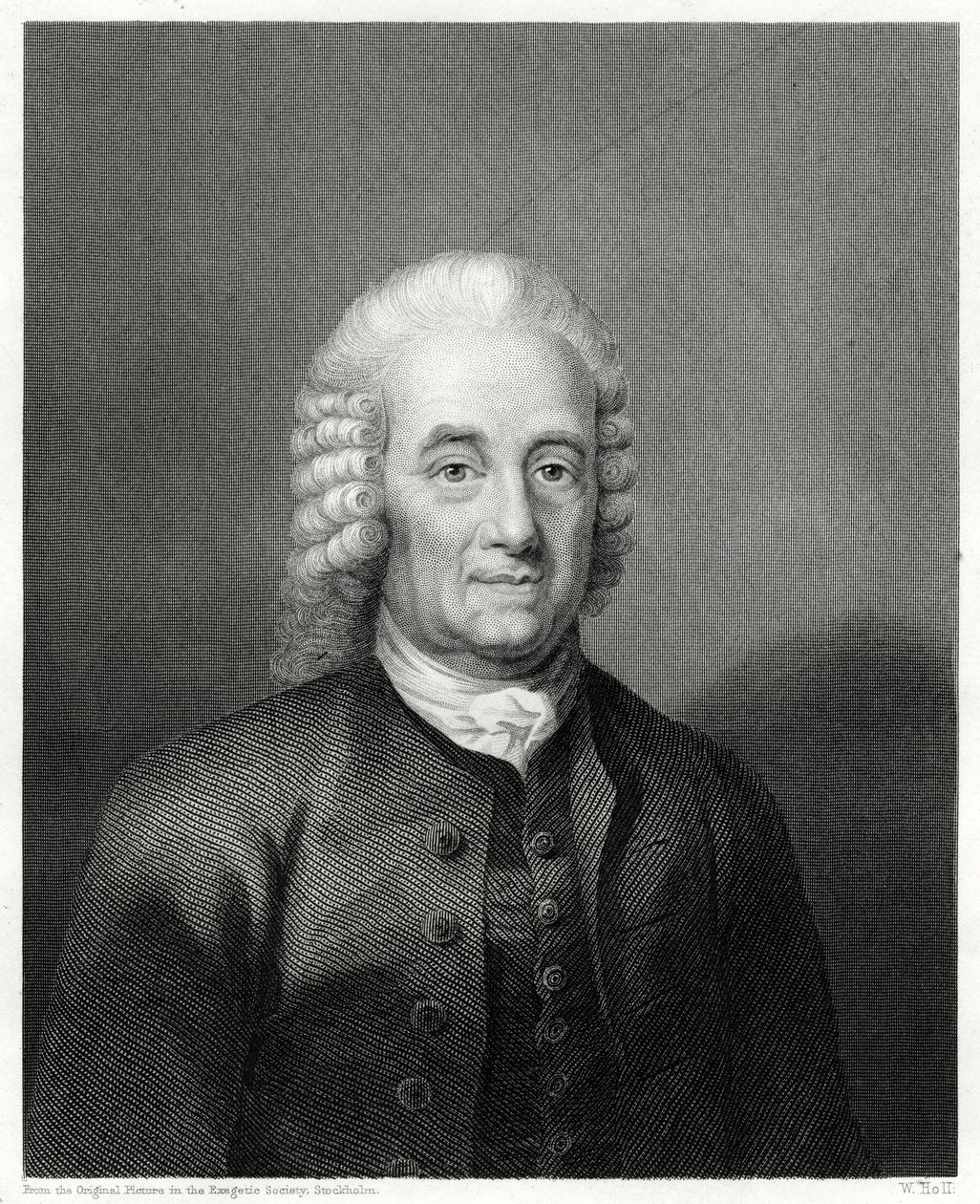 Emanuel Swedenborg, philosophe suédois, mystique et cosmologiste, 1884 - W. Holl