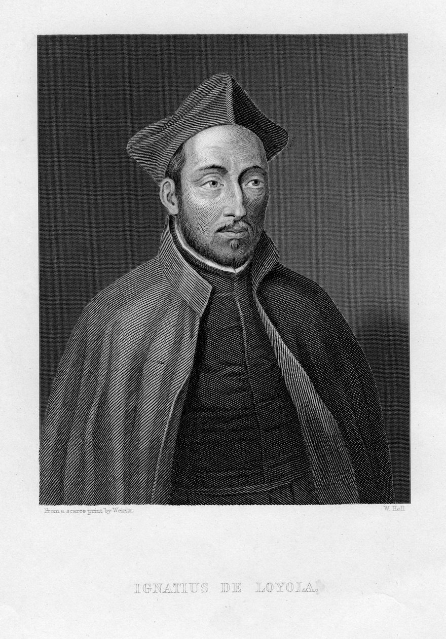 Ignace de Loyola, Supérieur Général de la Compagnie de Jésus - W. Holl