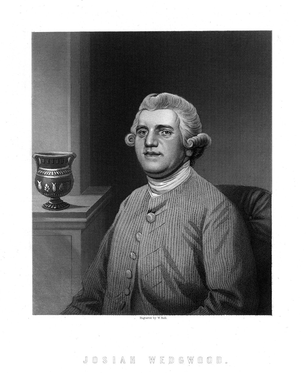 Josiah Wedgwood, industriel et potier anglais - W. Holl