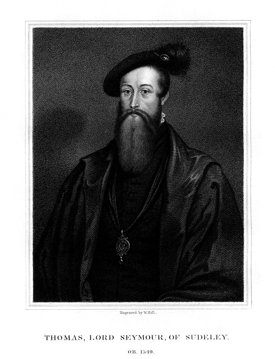 Thomas Seymour, baron Seymour de Sudeley, frère cadet de Jane Seymour - W. Holl