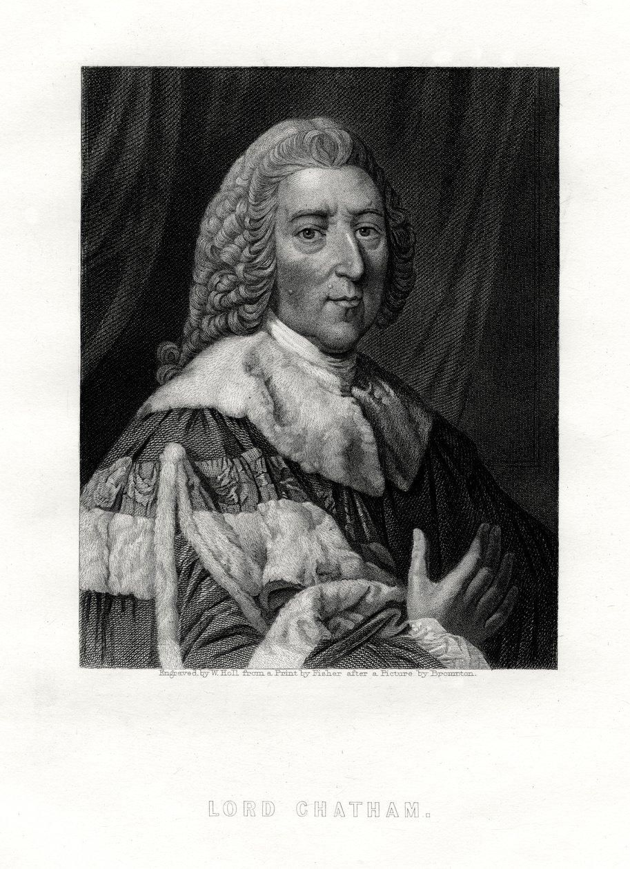 William Pitt, 1er comte de Chatham, homme d