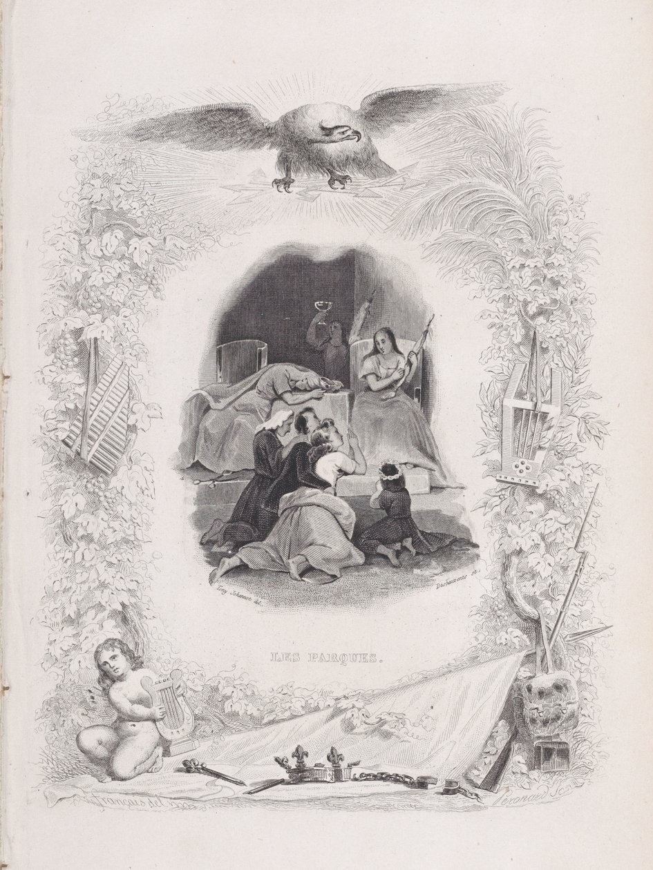 Les Parques, des Chansons de Béranger - W. J. J. Déshauvents, Melchior Péronard