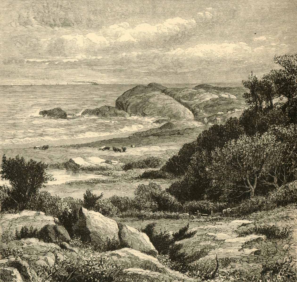 Vue lointaine du purgatoire, 1872 - W. J. Linton