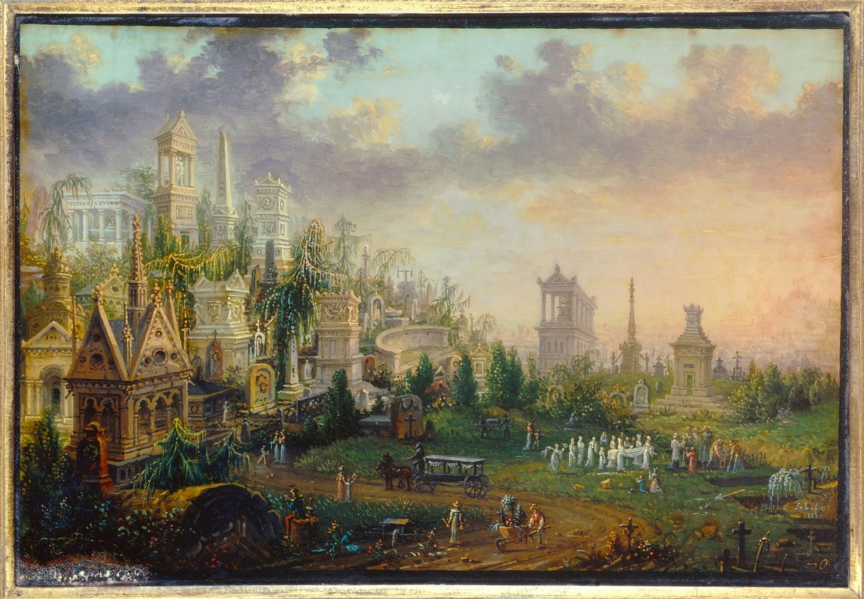 Le cimetière du Père Lachaise à Paris - W. Lebelle