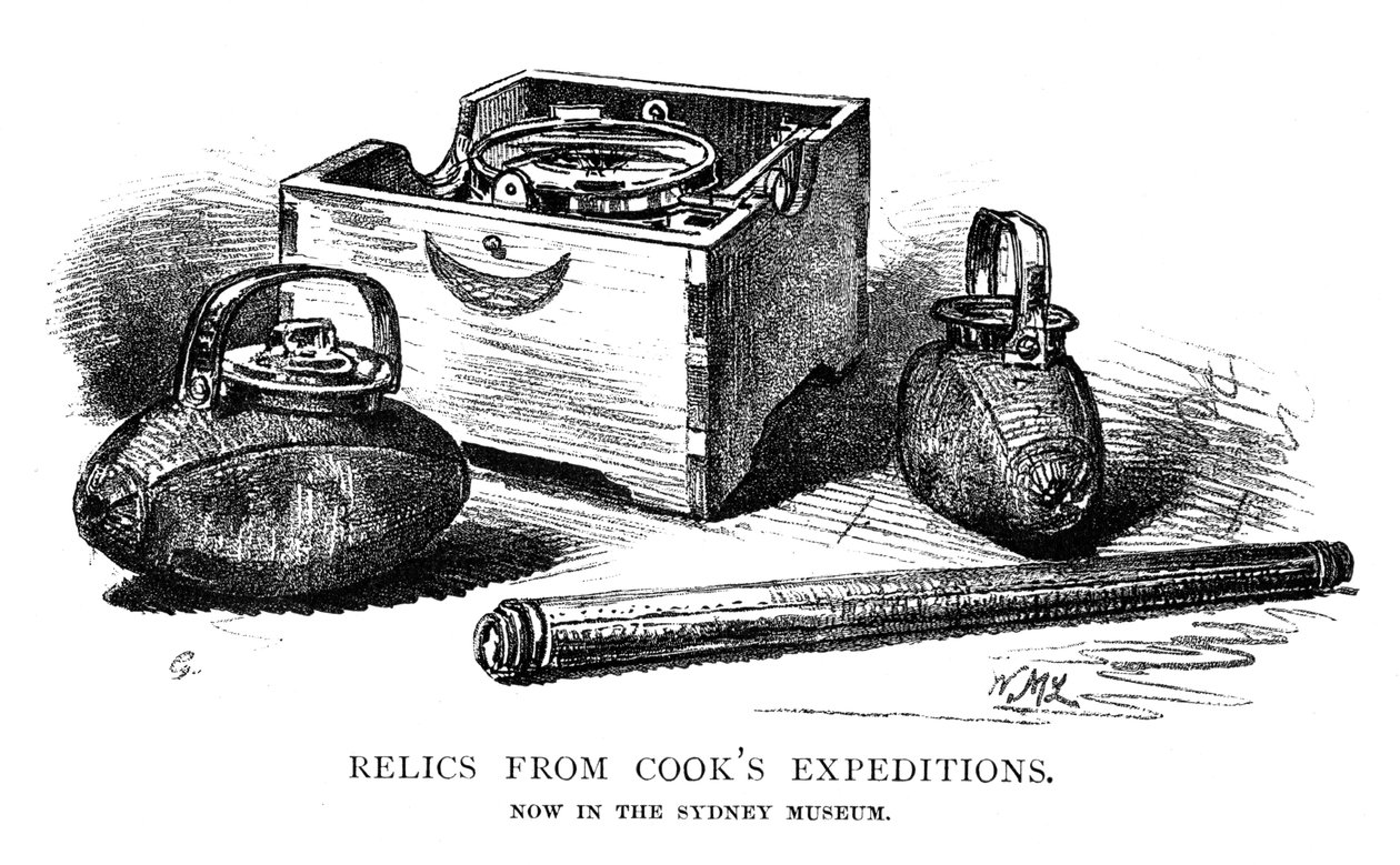 Reliques des expéditions de Cook, 1886 - W. Macleod