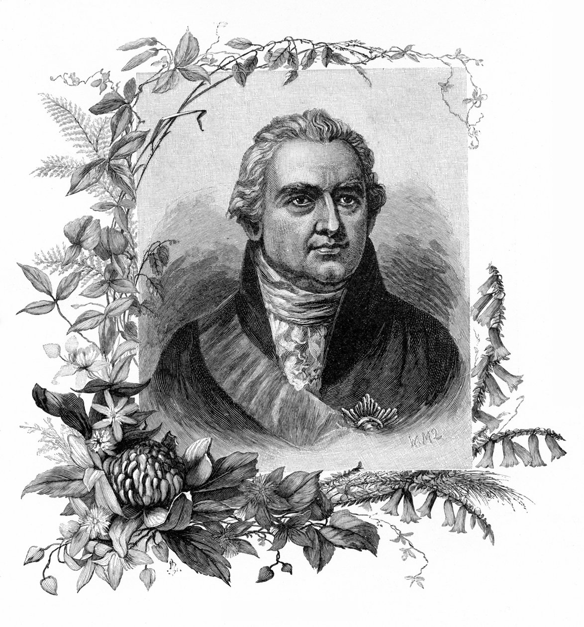 Sir Joseph Banks, naturaliste et botaniste anglais, 1886 - W. Macleod