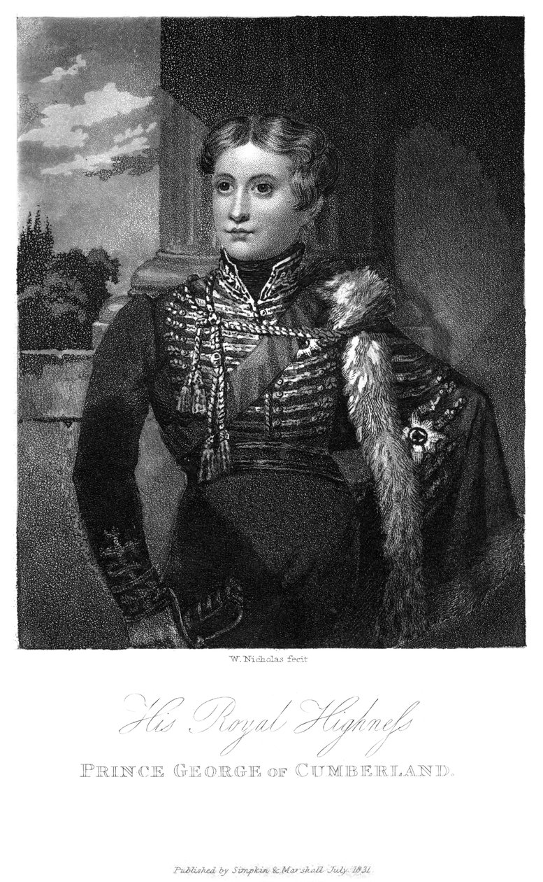 Prince George de Cumberland, 1831 - W. Nicholas