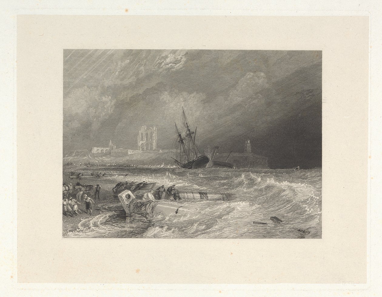 Tynemouth, Northumberland | W. R. Smith | Estampe d'art