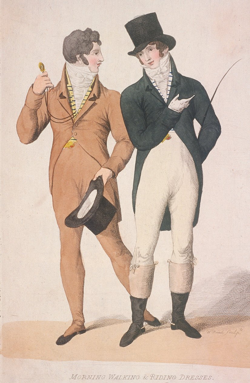 Robes de marche et de promenade du matin, vers 1810 - W Read