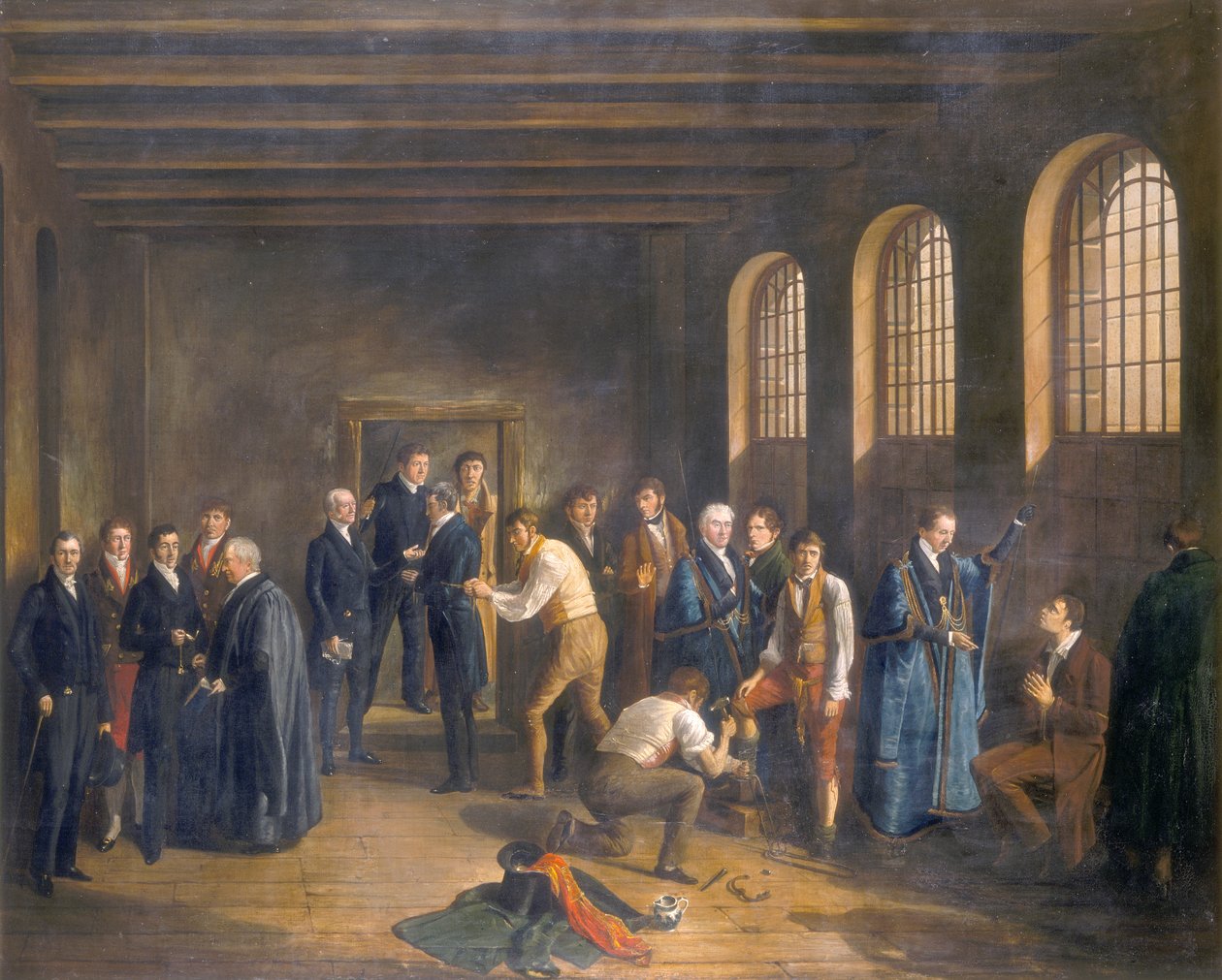 Prison de Newgate le matin de l