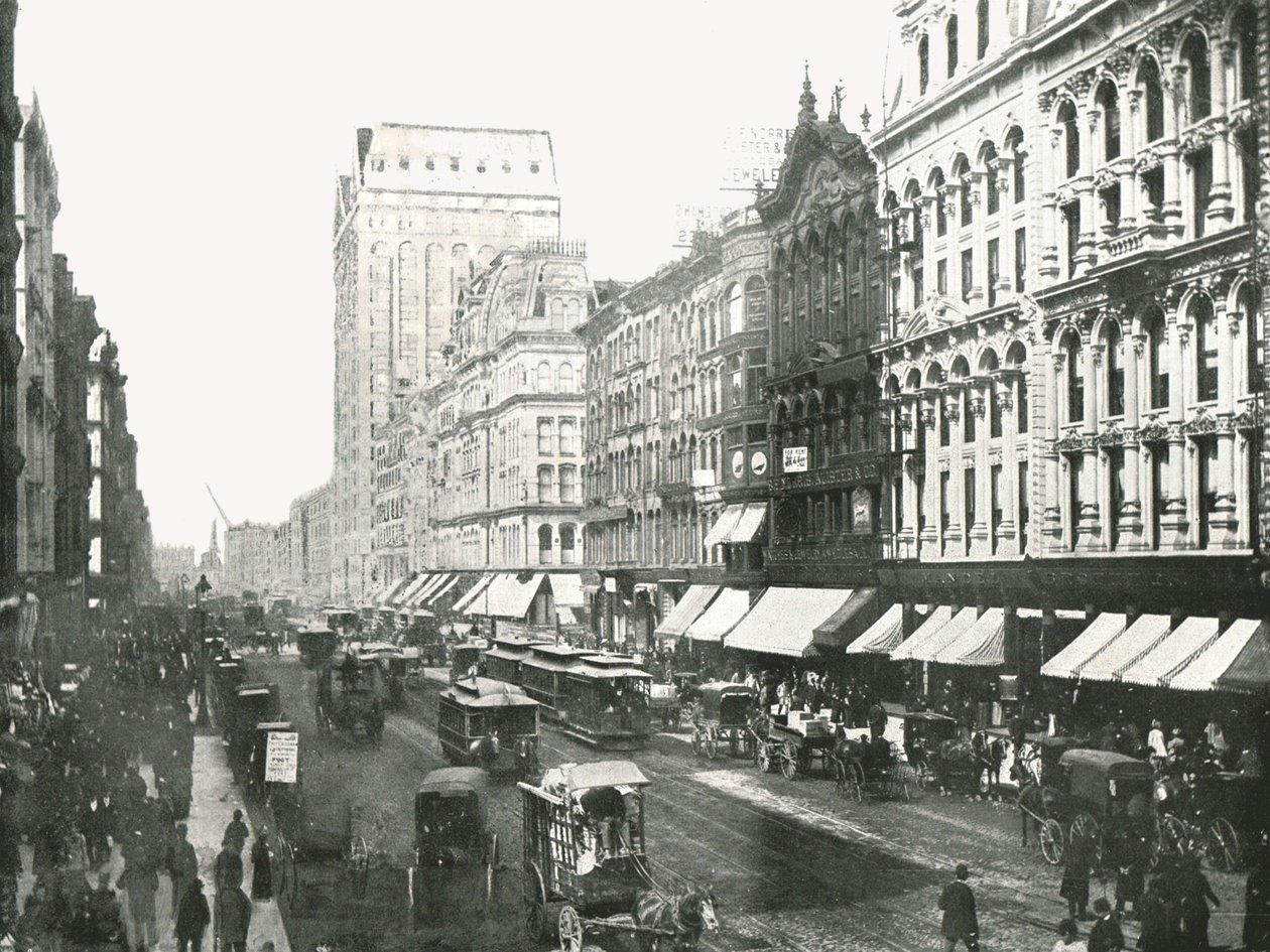 State Street, Chicago, USA, 1895 - W and S Ltd