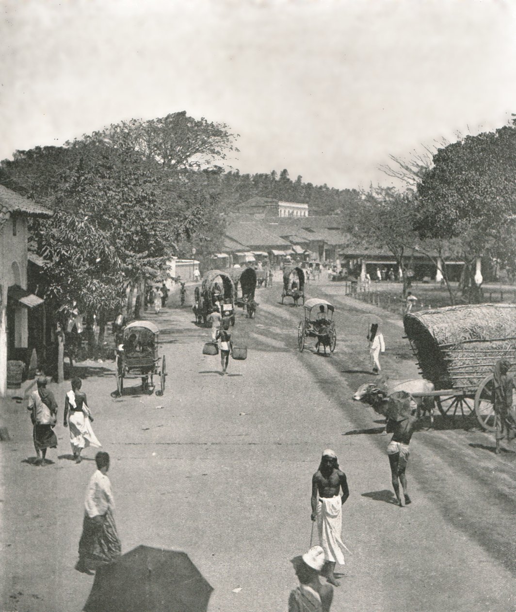 Scène de rue près de l