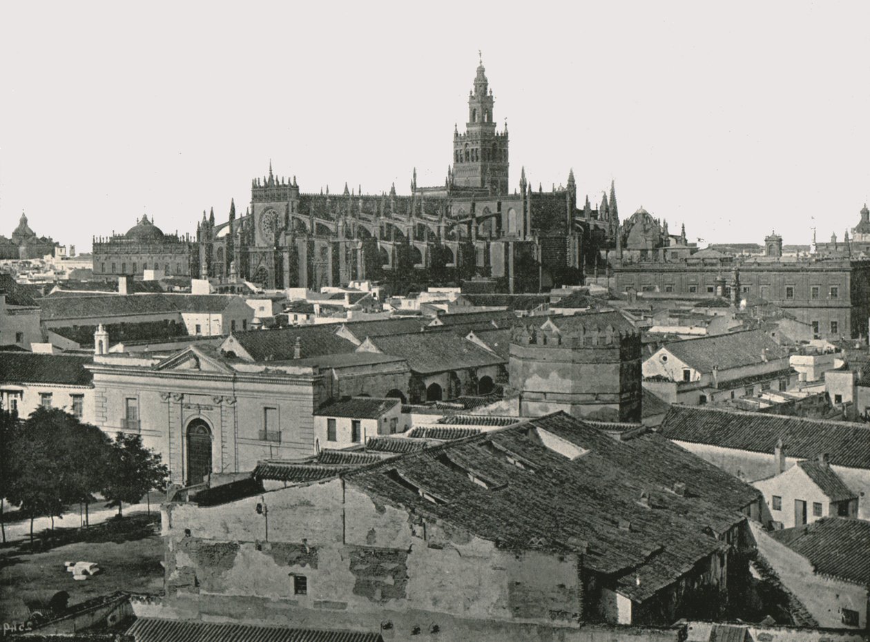 La cathédrale, Séville, Espagne, 1895 - W and S Ltd