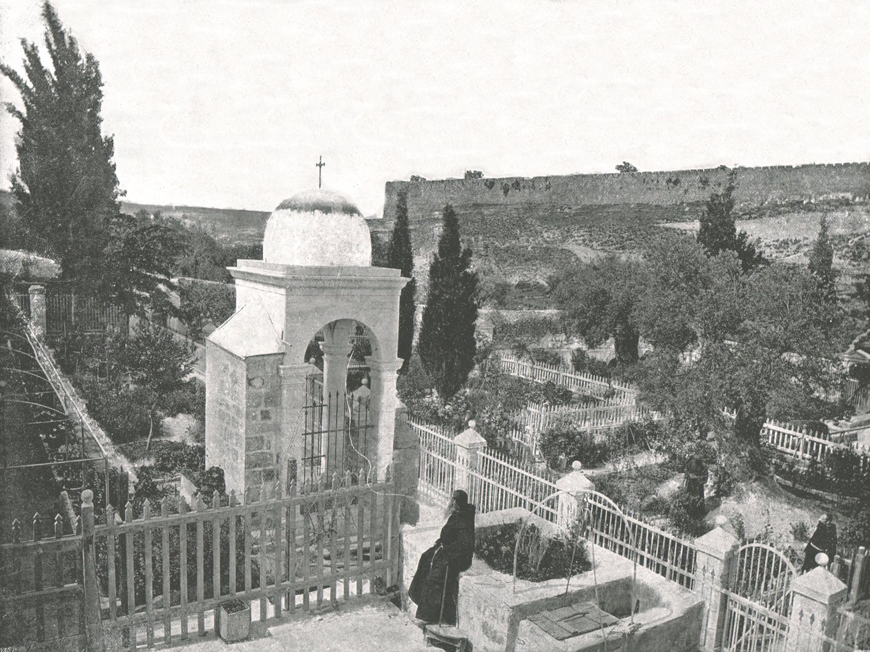 Le Jardin de Gethsémani, Jérusalem, Palestine, 1895 - W and S Ltd