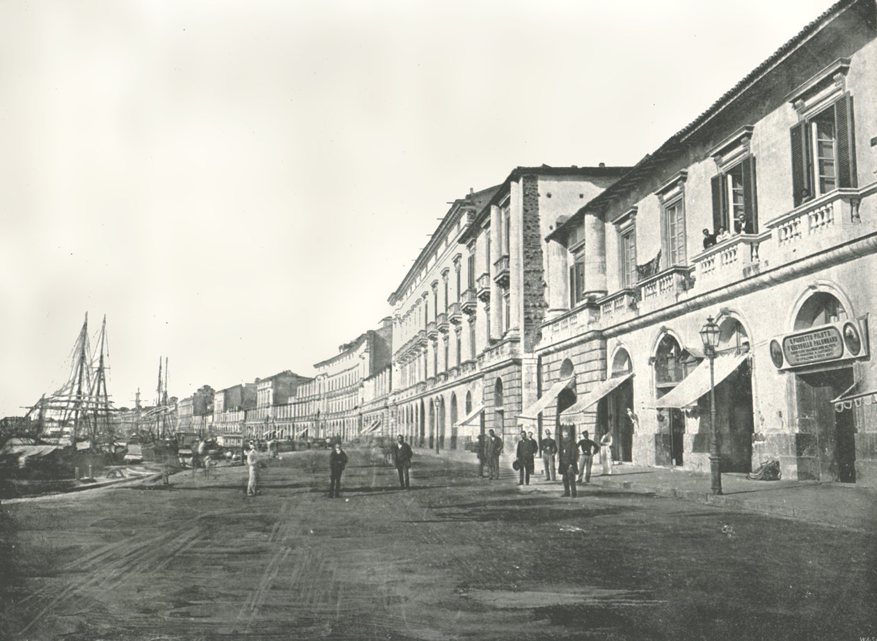 La Marina, Messine, Sicile, Italie, 1895 - W and S Ltd