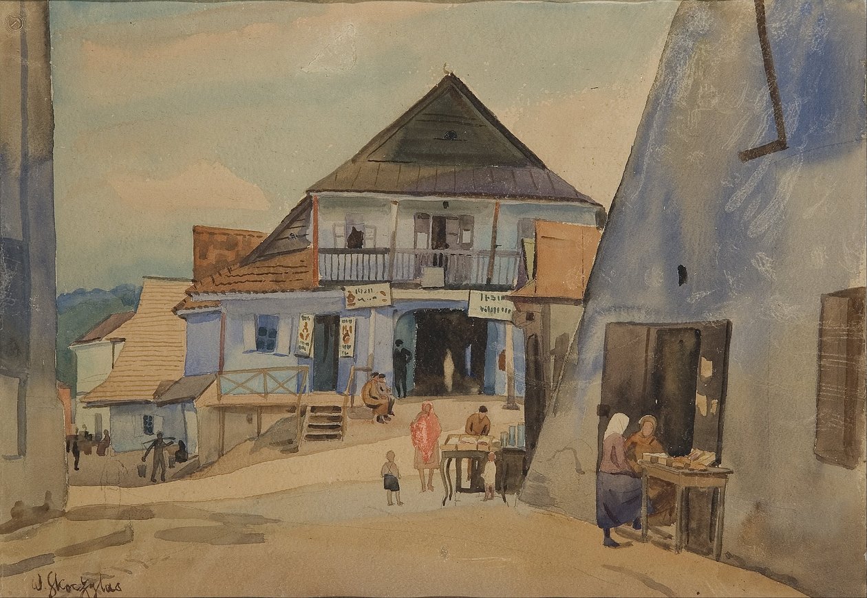 Rynek w Kazimierzu nad Wisłą - Władysław Skoczylas