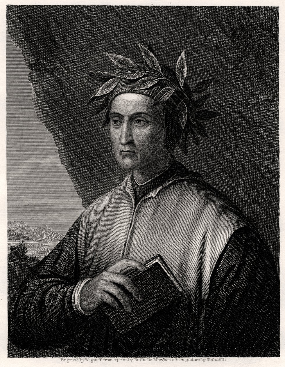 Dante Alighieri, poète italien, 19e siècle - Wagstaff