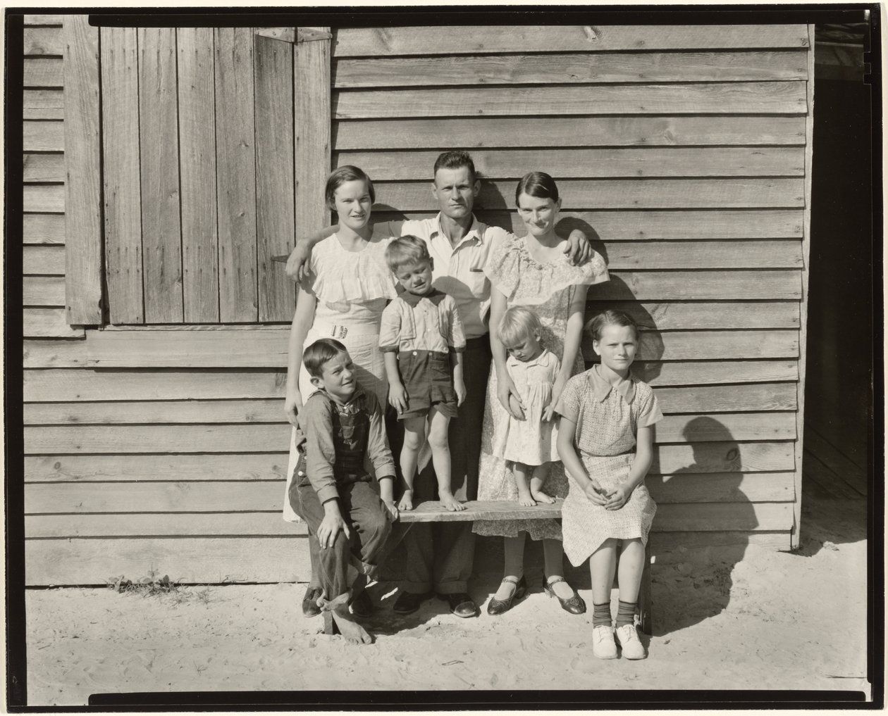 Famille de métayers, comté de Hale, Alabama / Famille Burroughs, comté de Hale, Alabama - Walker Evans