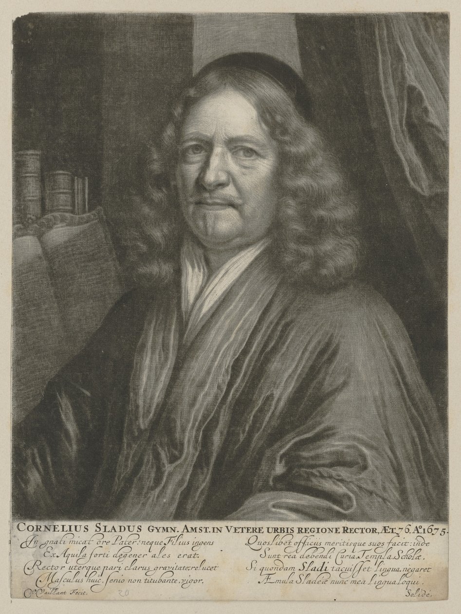 Portrait de Cornelis Sladus - Wallerant Vaillant
