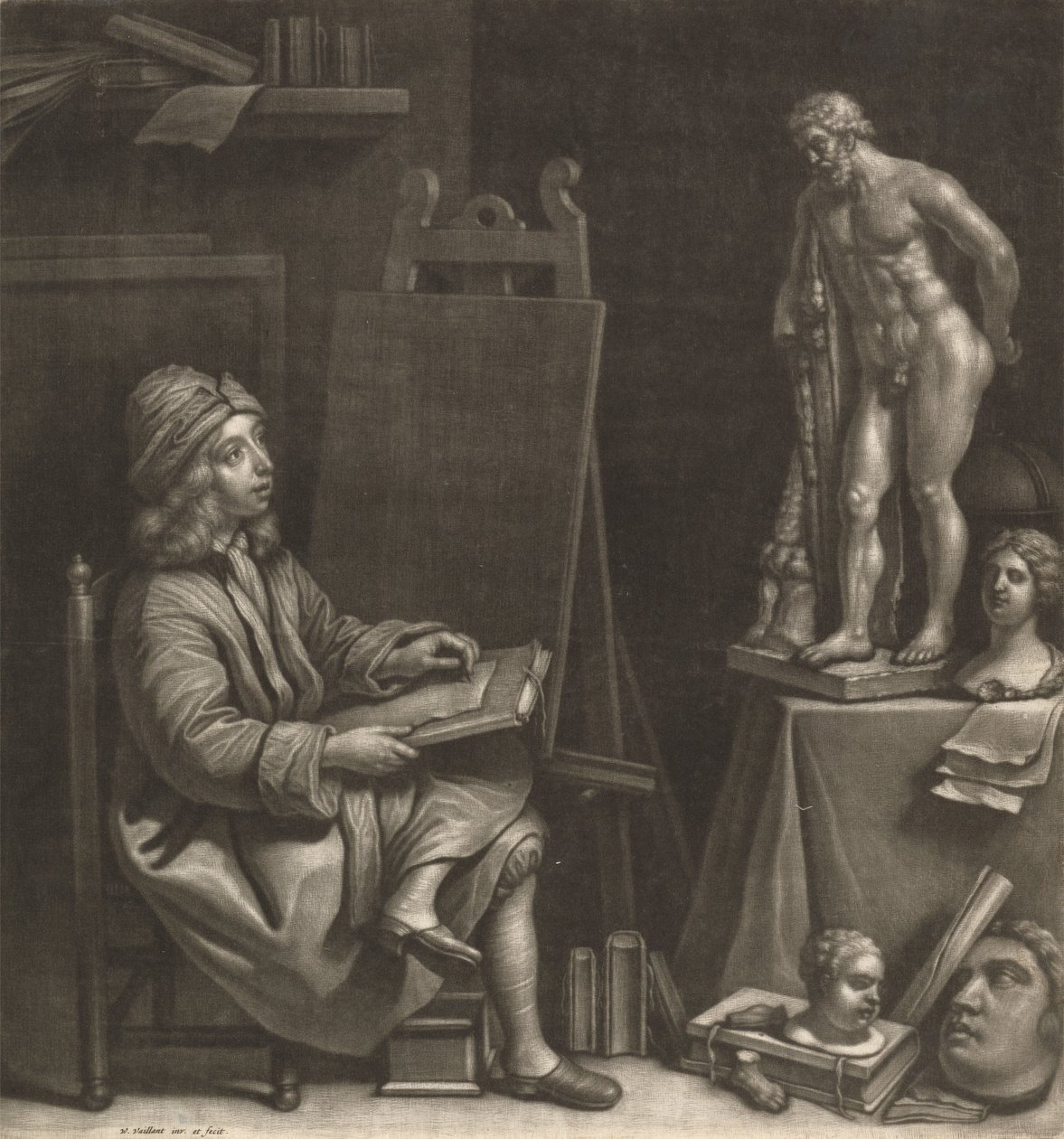 Autoportrait en jeune homme - Wallerant Vaillant