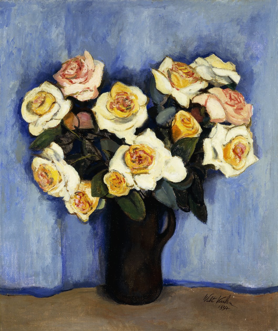 Roses jaunes - Walt Kuhn