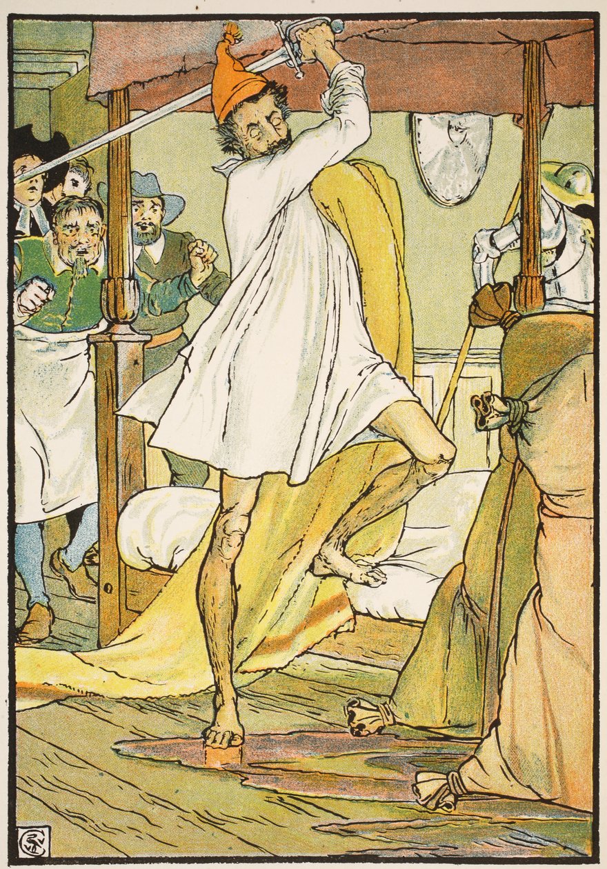 La bataille extraordinaire de Don Quichotte, illustration de 