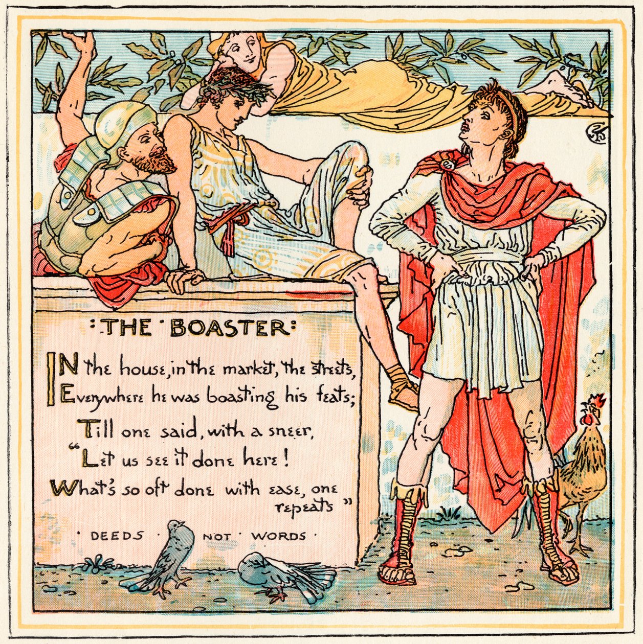 Le vantard, illustration de 