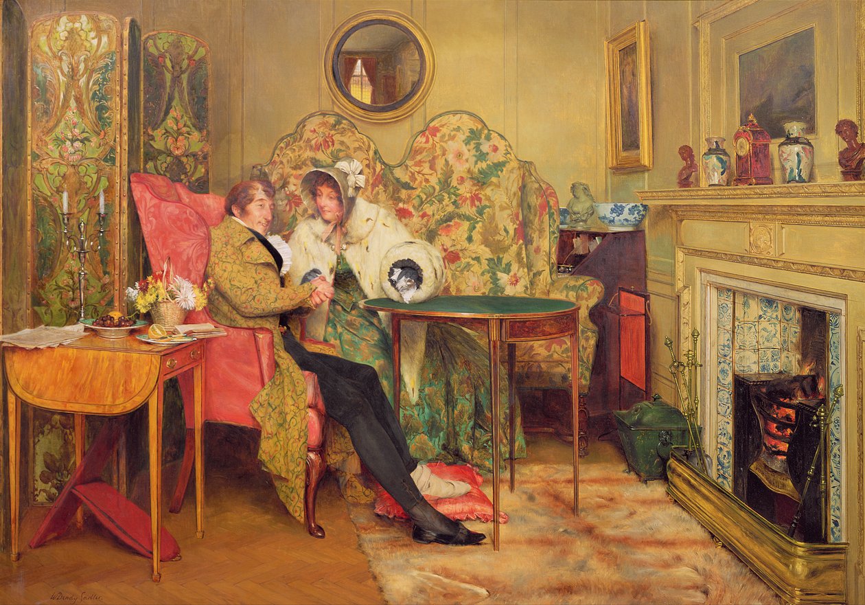 Un visiteur attentif - Walter Dendy Sadler