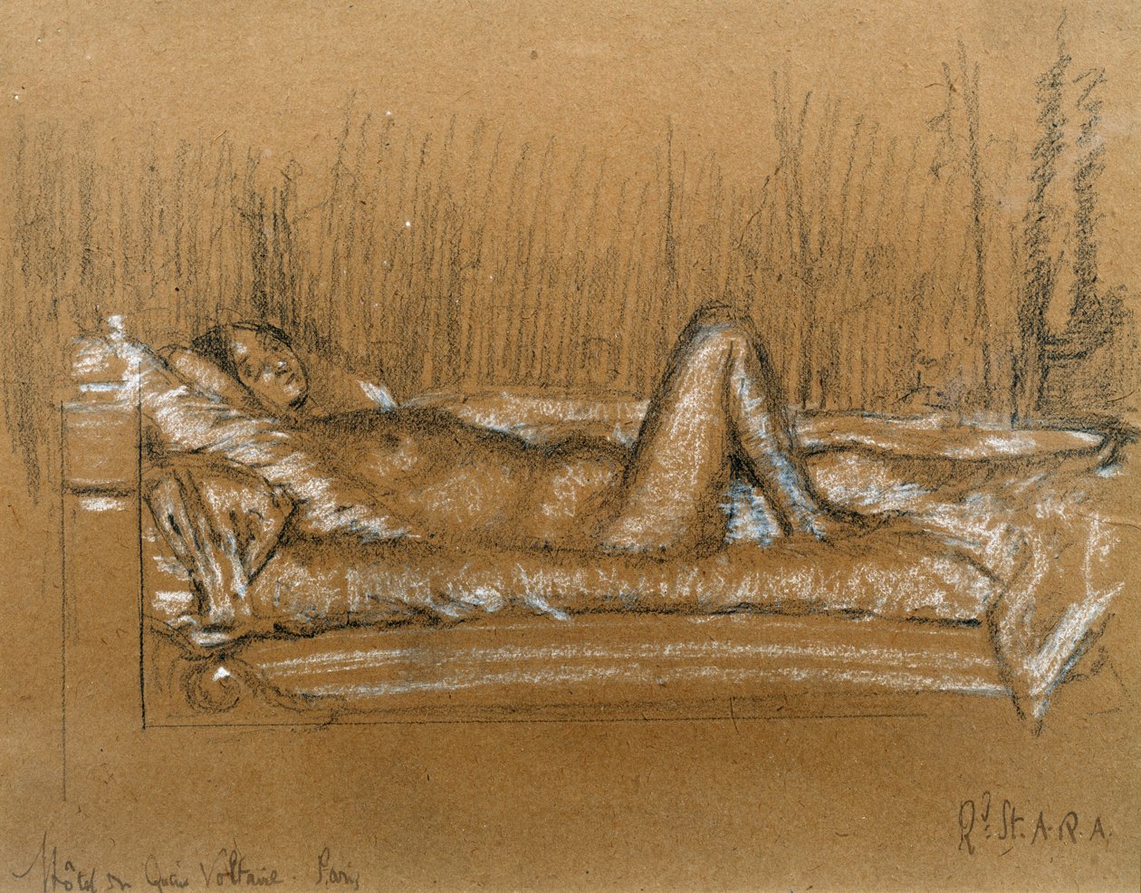 Jeanne, Hôtel du Quai Voltaire, Paris - Walter Richard Sickert