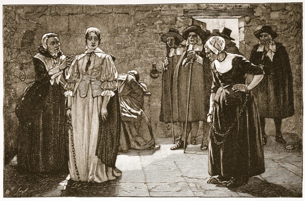 Les Sorcières, un incident des temps puritains, illustration de 