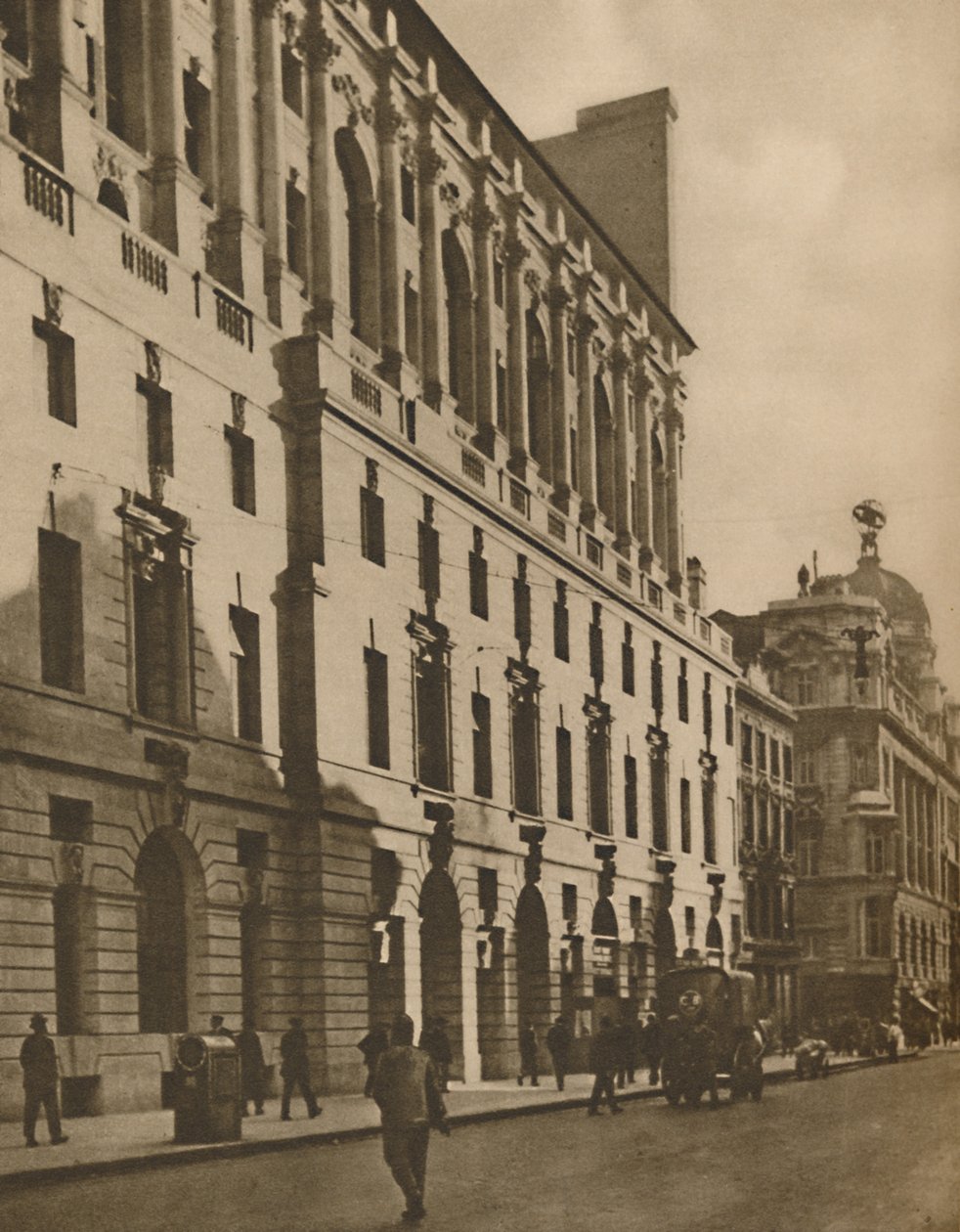 Bâtiments représentatifs de New London dans Moorgate Street - Walter Benington