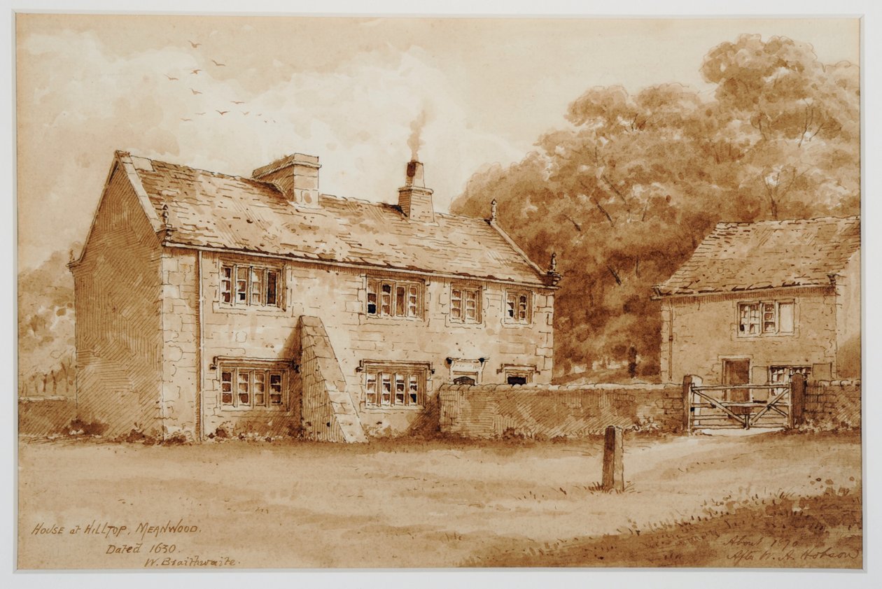 Maison à Hill Top, Meanwood, vers 1870 - Walter Braithwaite