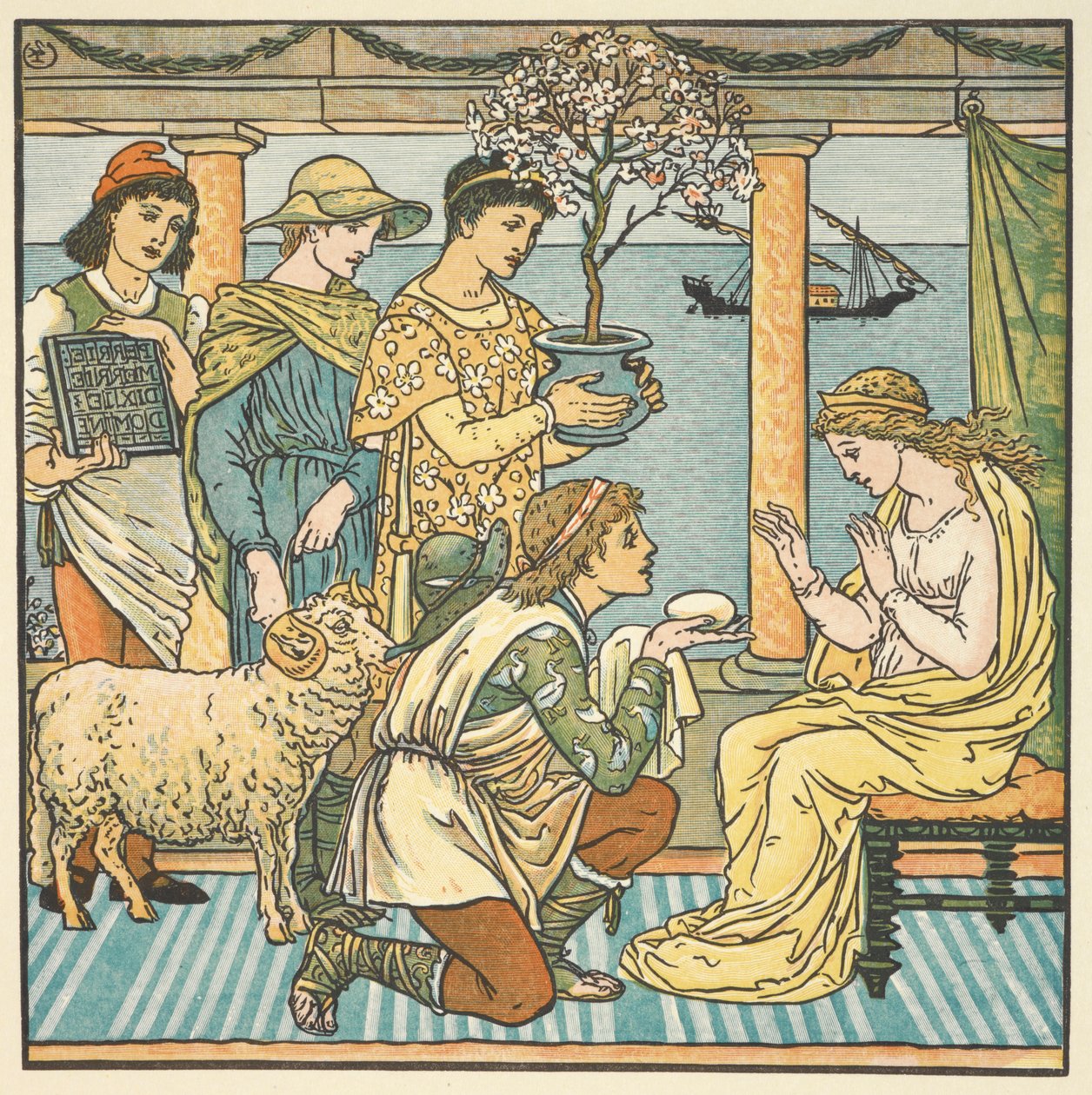 Illustration en couleur pour 