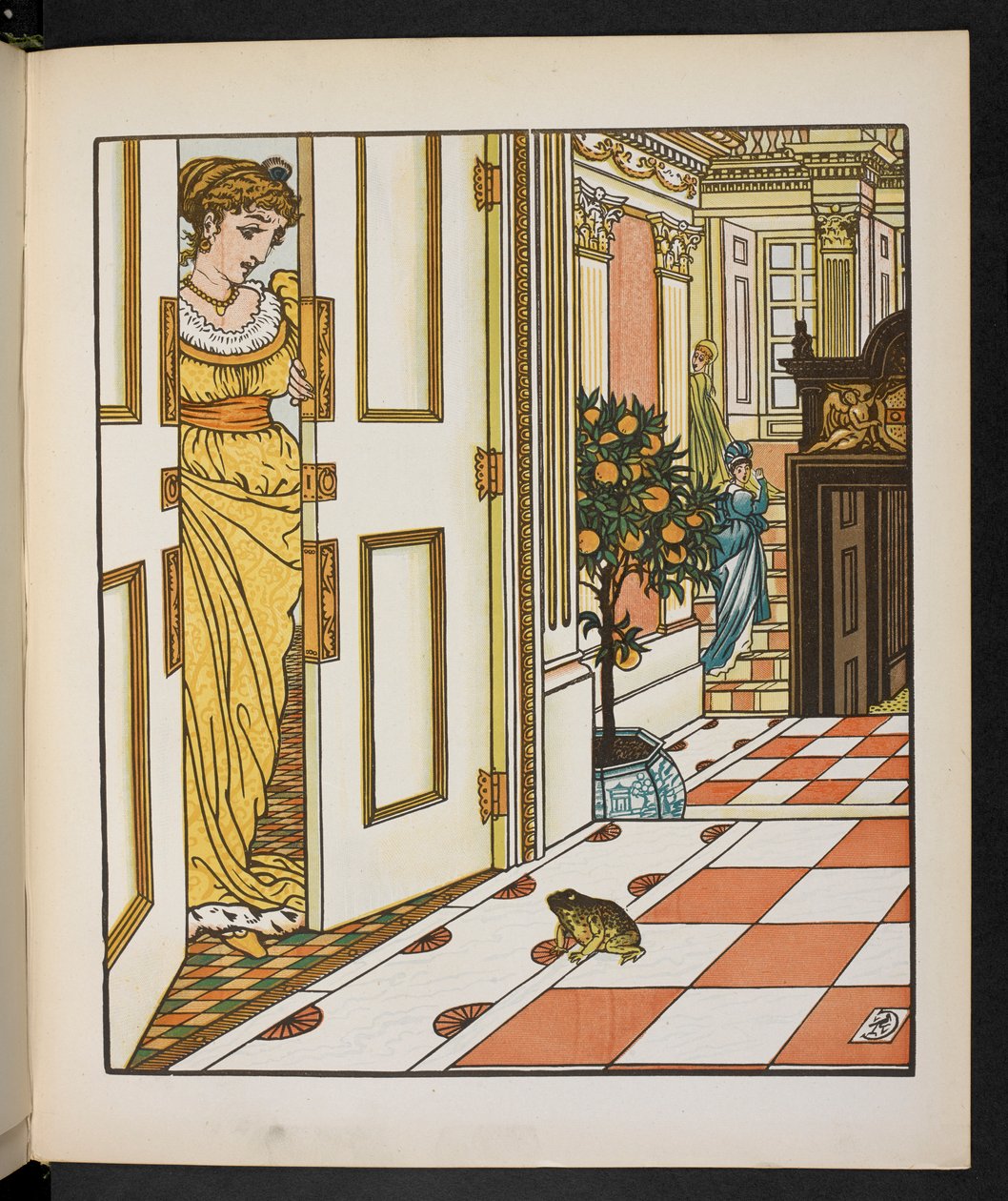 Illustration pour le Prince Grenouille - Walter Crane